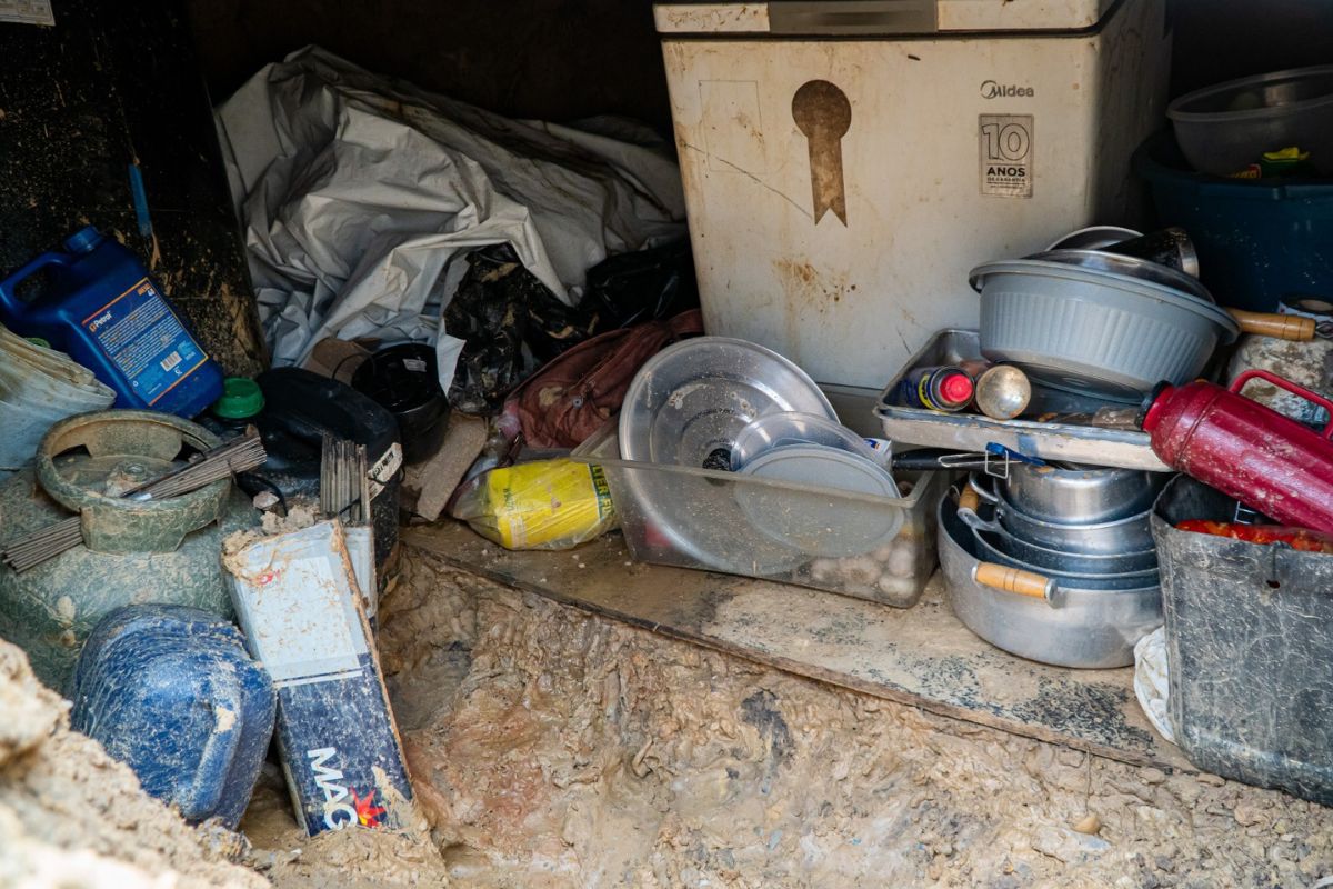 Agentes da Força Nacional destruíram bunkers no garimpo do Sararé. - Foto: Casa Civil