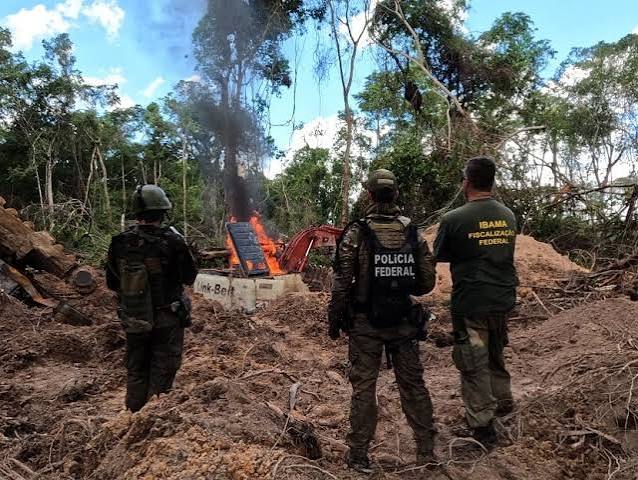 PF e Exército deflagram operações conjuntas para combater o garimpo ilegal na Terra Indígena SARARÉ e crimes transfronteiriços - Primeira Hora