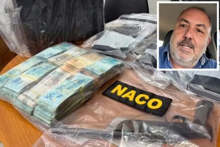 Dinheiro e documentos apreendidos na casa de ex-prefeito (detalhe) 